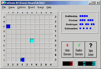 Sample Fathom It! board