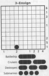 Wraparound Battleships Ensign puzzle